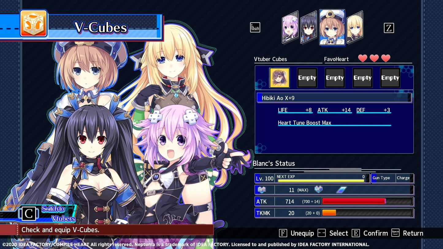 Neptunia Virtual Stars - Hibiki Ao Pack (DLC) (Steam)