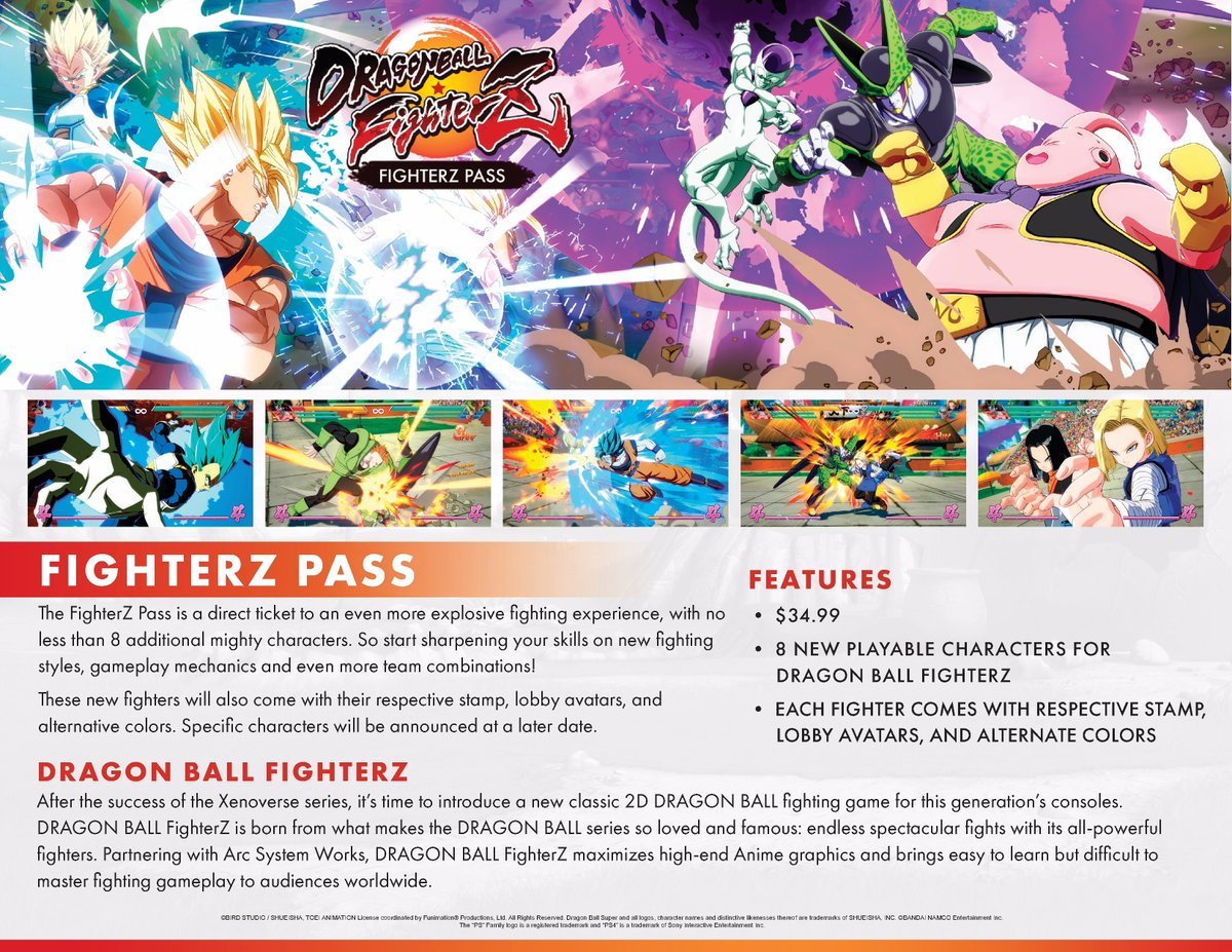 Dragon Ball FighterZ - FighterZ Pass (DLC)