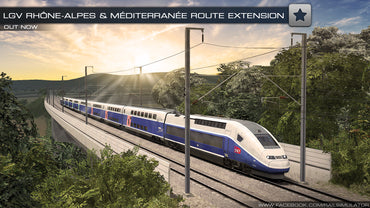 Train Simulator: LGV Rhône-Alpes & Méditerranée Route Extension Add-On (Steam)