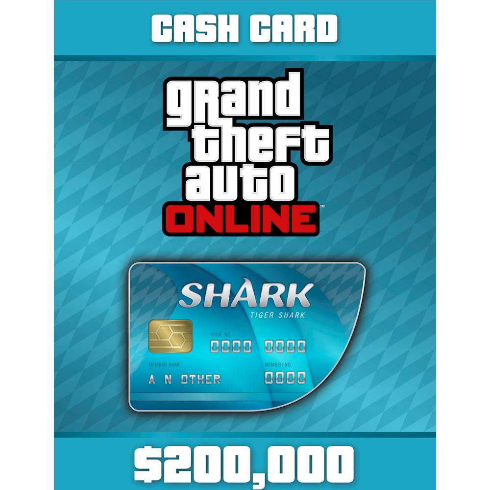 Grand Theft Auto Online - $200,000 Tiger Shark Cash Card