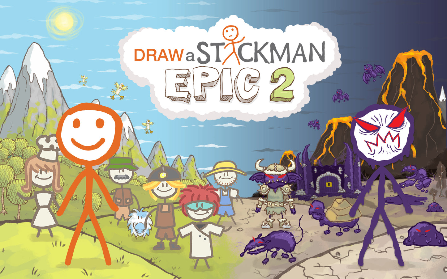 Draw a Stickman: EPIC 2 - Drawn Below (DLC)