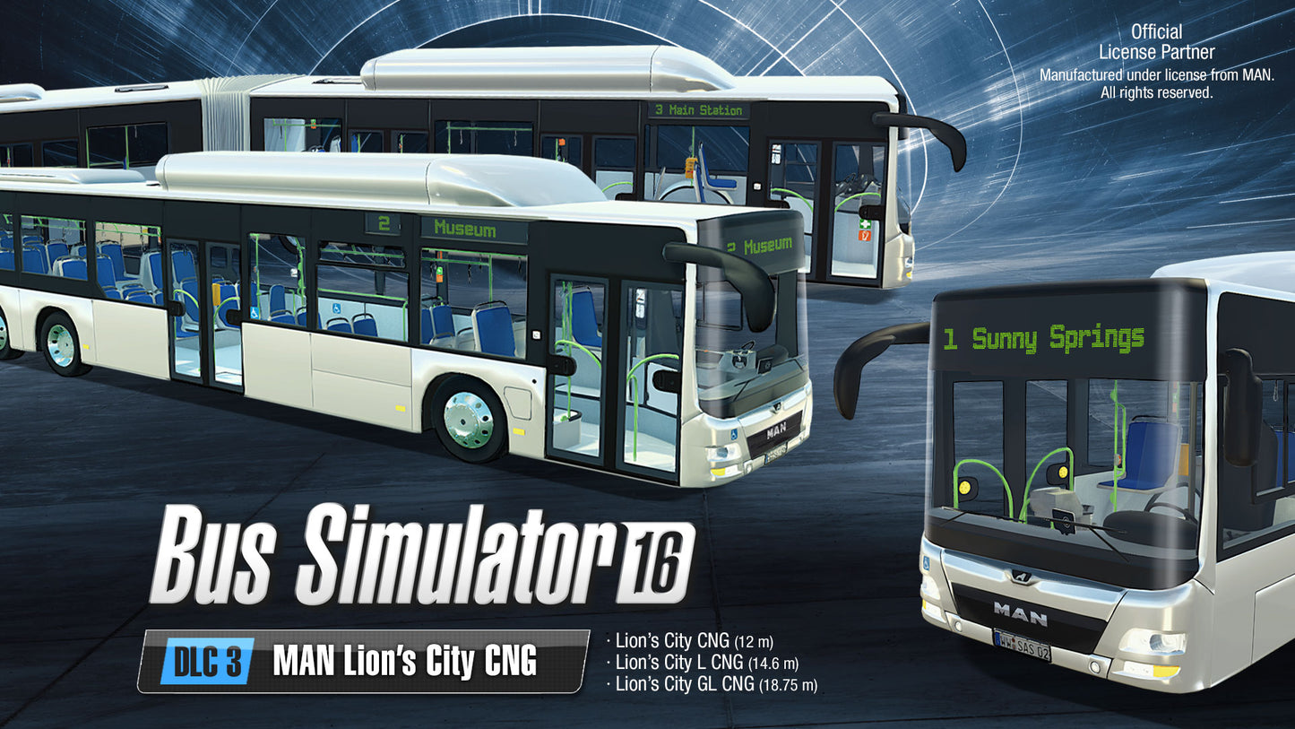 Bus Simulator 16 - MAN Lion´s City CNG Pack (DLC)