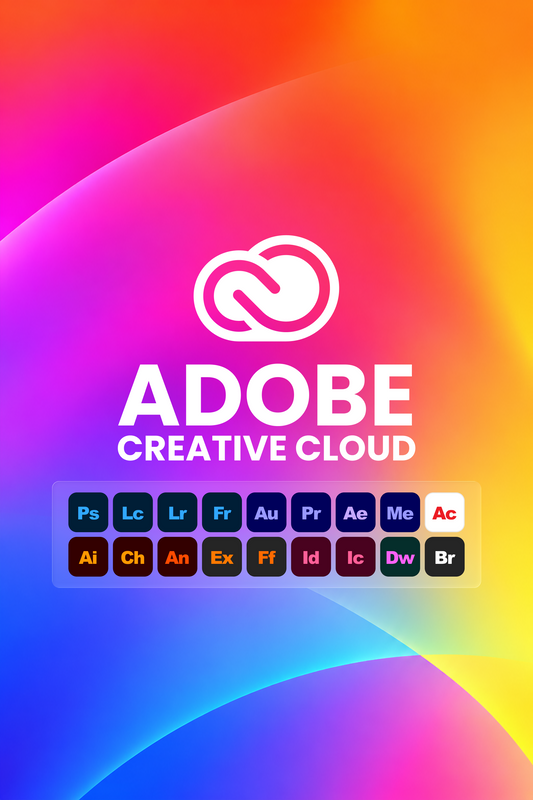 Adobe Creative Cloud - (Windows/Mac) (1 An)
