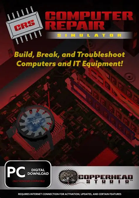Computer Repair Simulator Digital Download