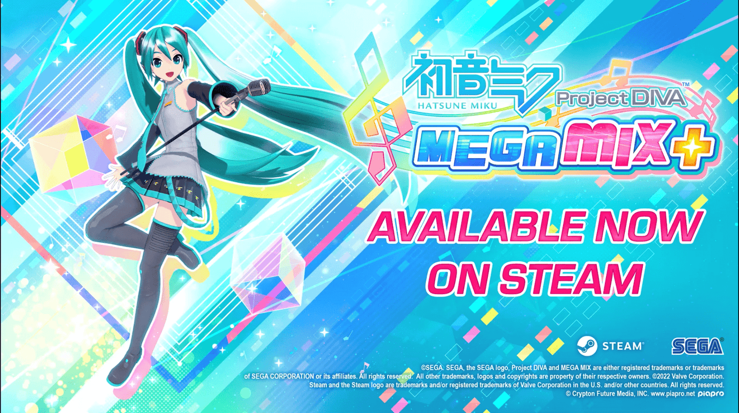 Hatsune Miku: Project DIVA Mega Mix+ (Steam) (EU)