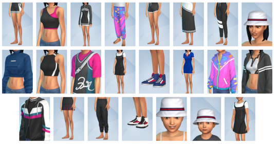 The Sims 4 - Throwback Fit Kit (DLC)