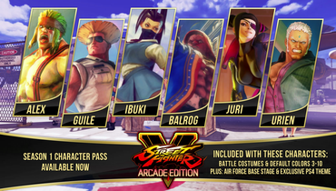 Street Fighter V - Season 1 Character Pass (DLC)