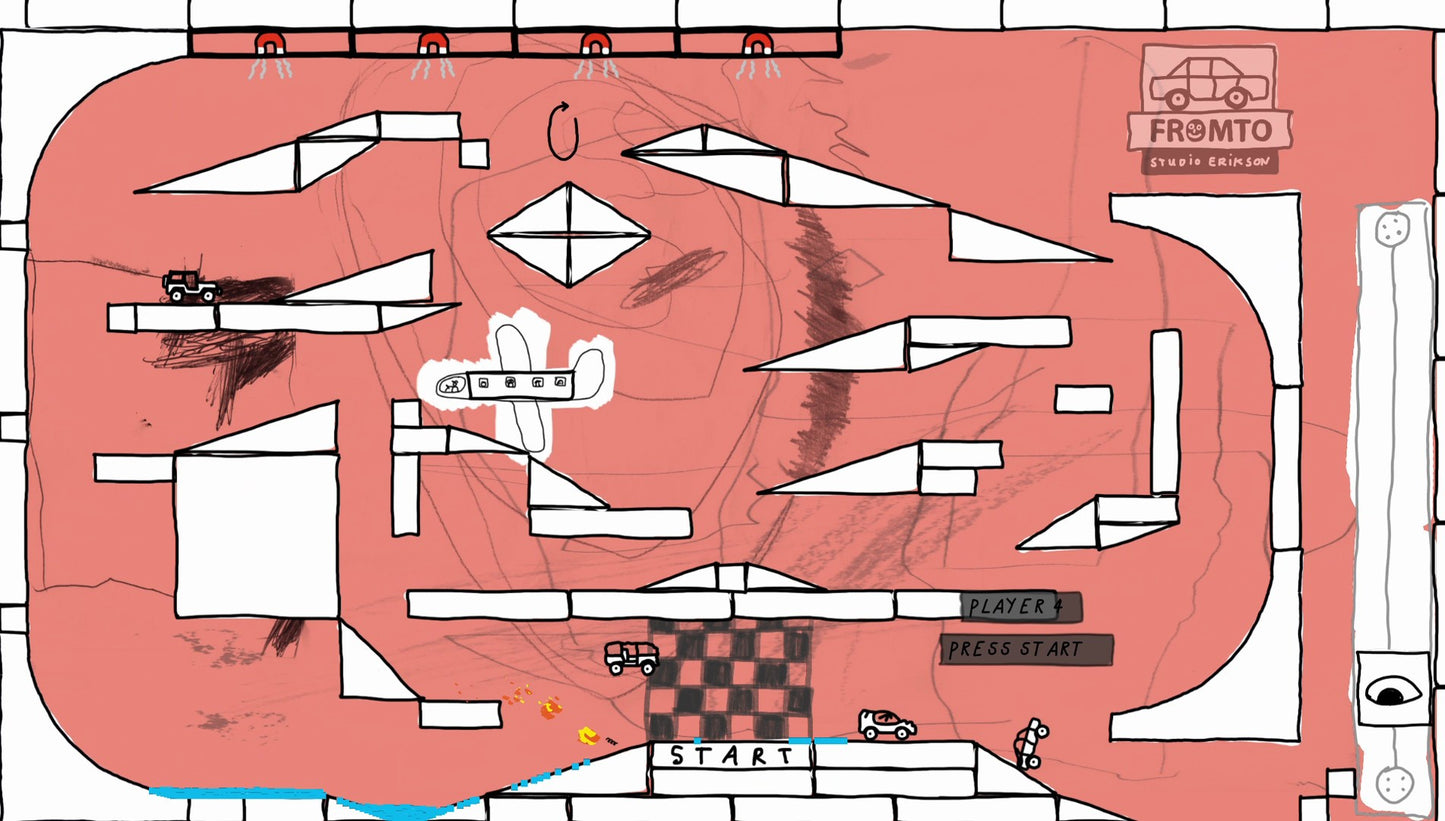 Fromto: Toy Cars in Hell