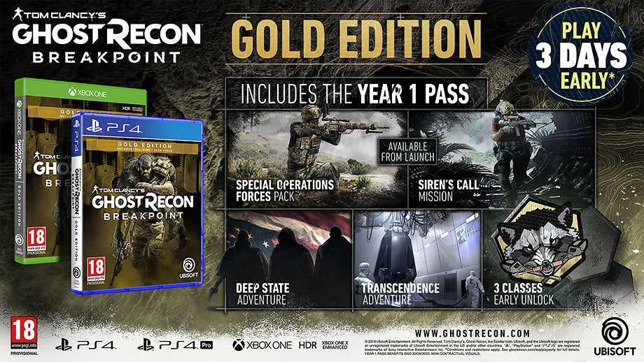 Tom Clancy's Ghost Recon: Breakpoint (Gold Edition) (EU)