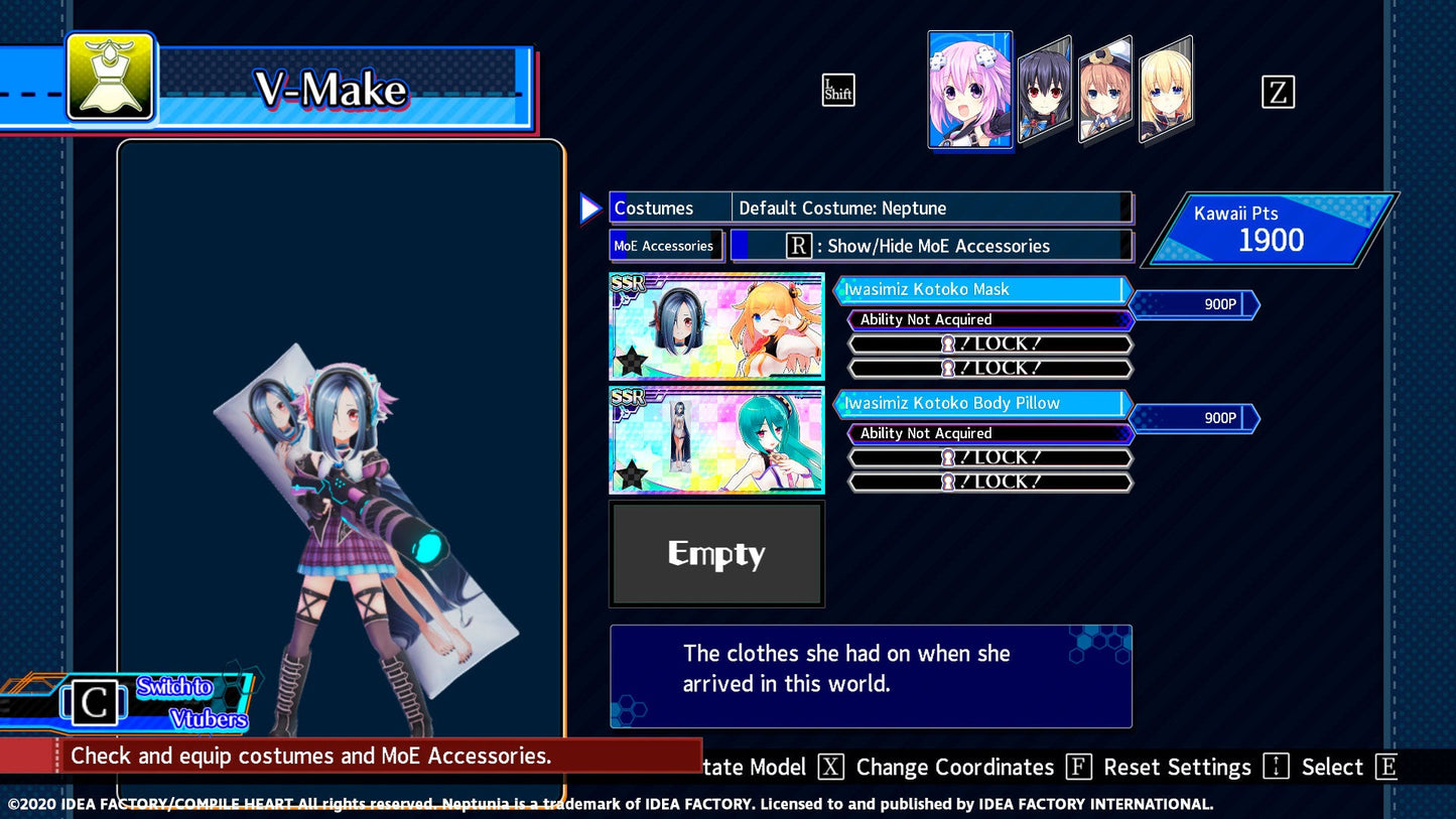 Neptunia Virtual Stars - Iwasimiz Kotoko Pack (DLC) (Steam)