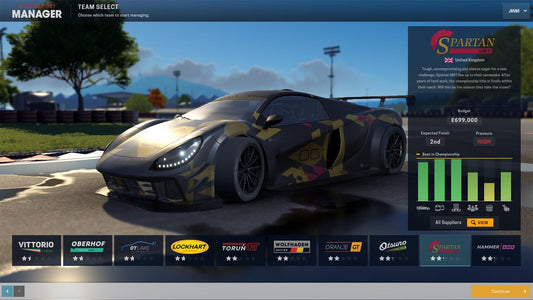 Motorsport Manager - GT Series Steam Key GLOBAL
