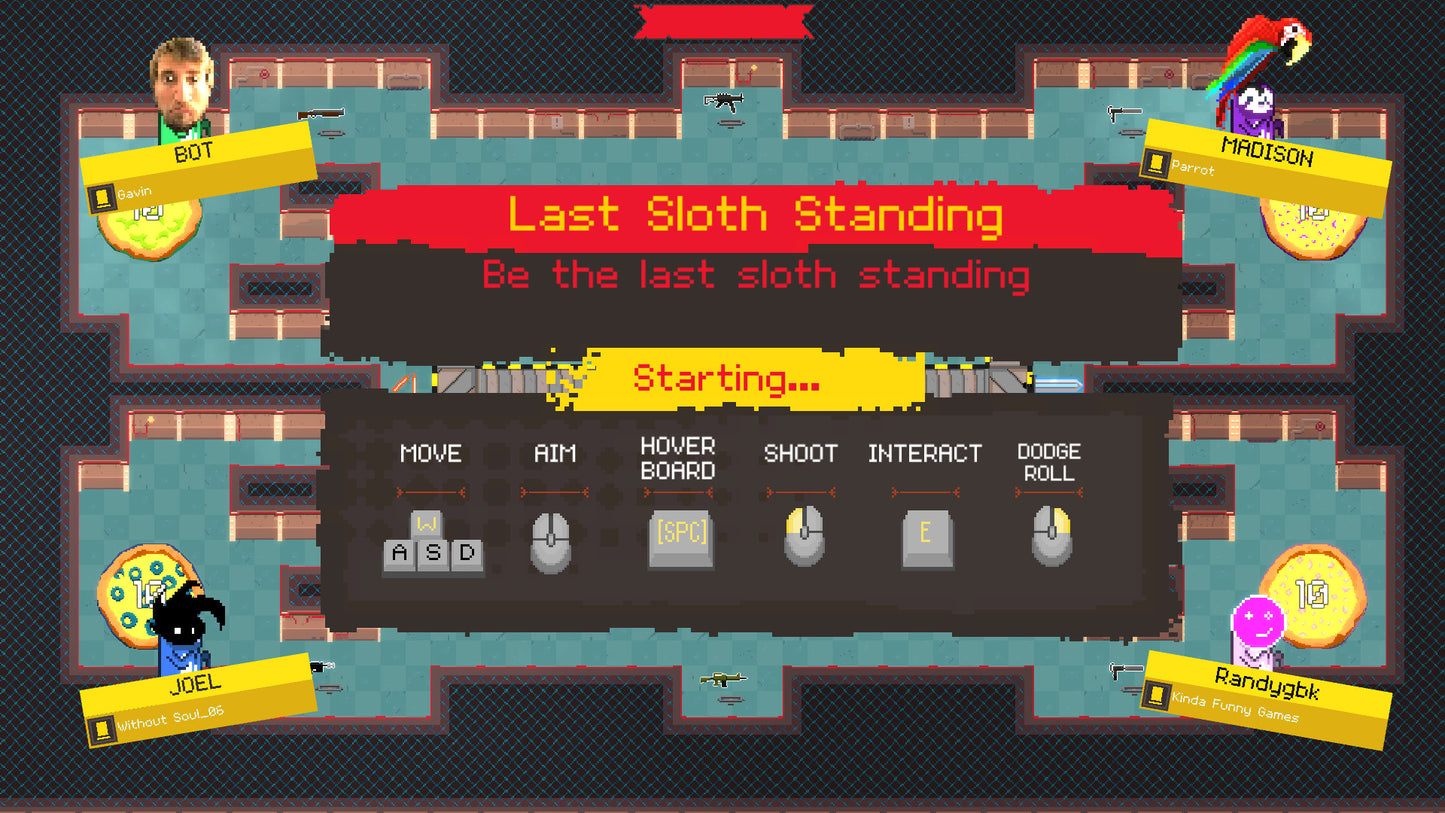 Battlesloths 2025: The Great Pizza Wars Steam Key GLOBAL