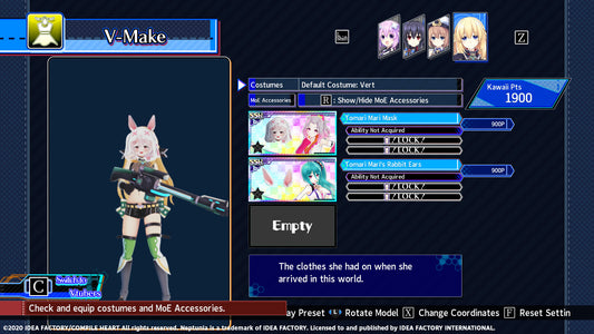 Neptunia Virtual Stars - Tomari Mari Pack (DLC) (Steam)