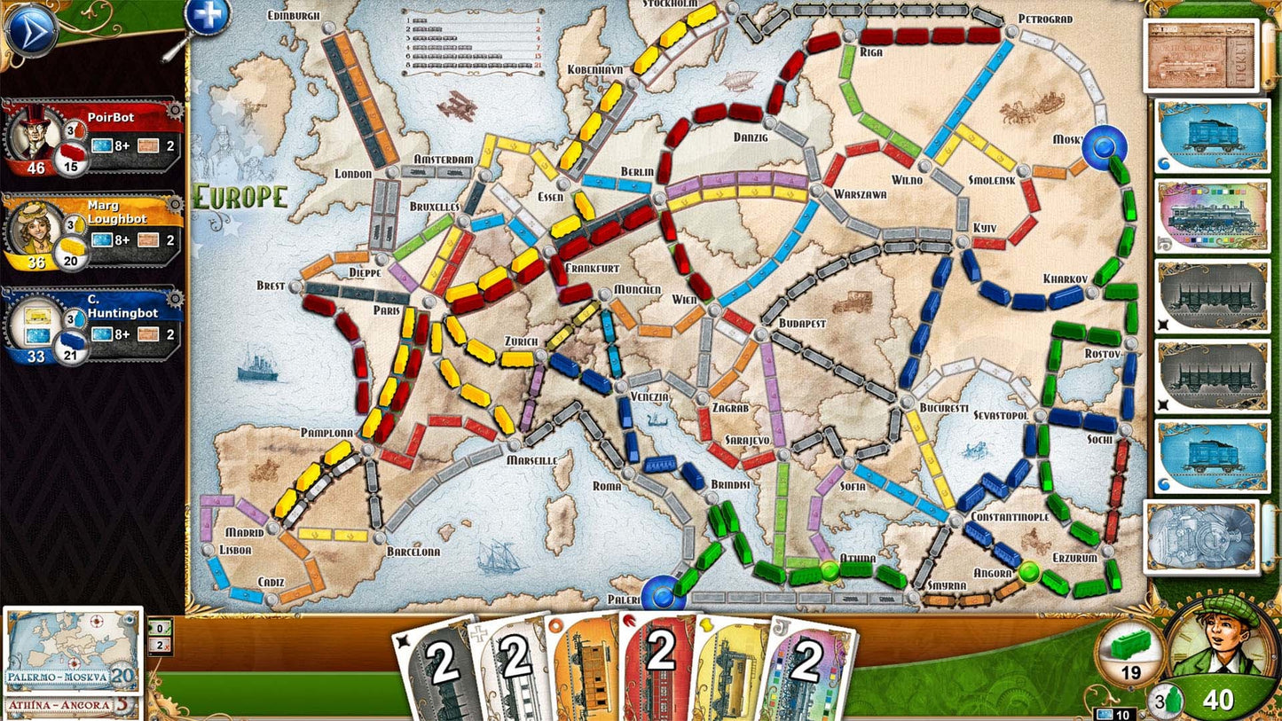 Ticket to Ride - Europe (Steam)