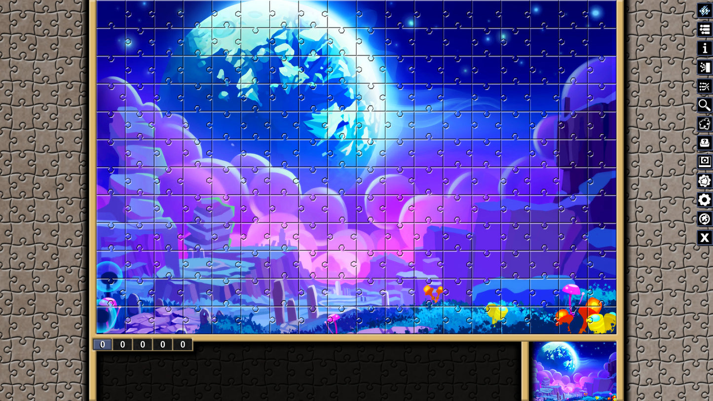 Pixel Puzzles Illustrations & Anime - Jigsaw Pack: Distant Worlds