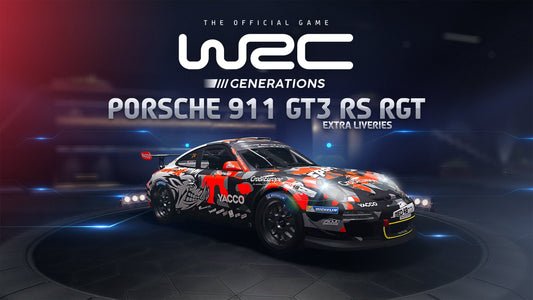 WRC Generations - Porsche 911 GT3 RS RGT Extra liveries (DLC)