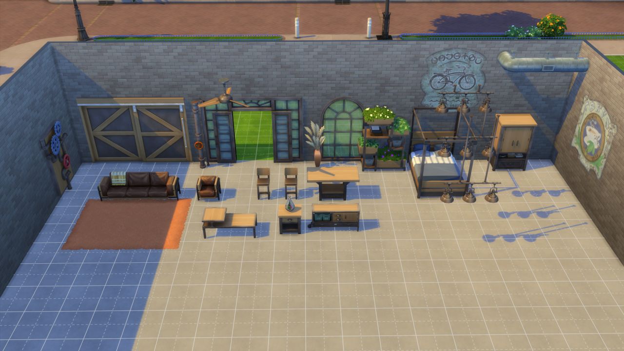 The Sims 4 - Industrial Loft Kit (DLC)