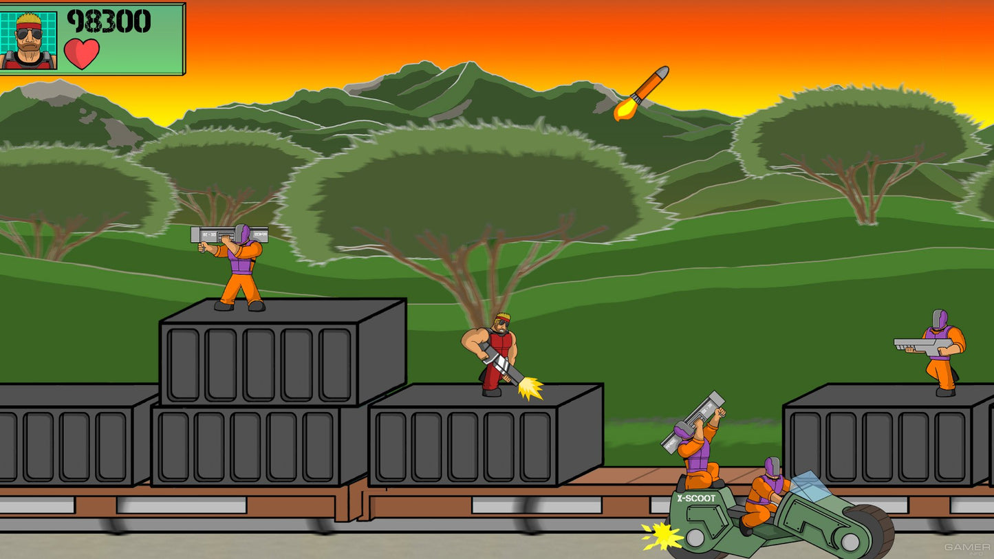 Machine Gun Train Run