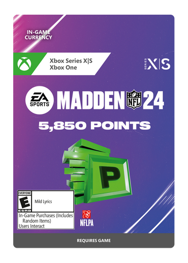 Madden NFL 24 - 5850 Ultimate Team Points (XBOX One / Xbox Series X|S)