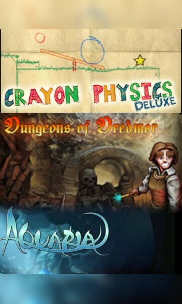 Crayon Physics Deluxe + Aquaria + Dungeons of Dredmor