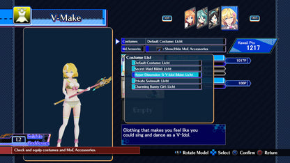 Neptunia Virtual Stars - Bikini Outfit: V-Idol Set (DLC) (Steam)