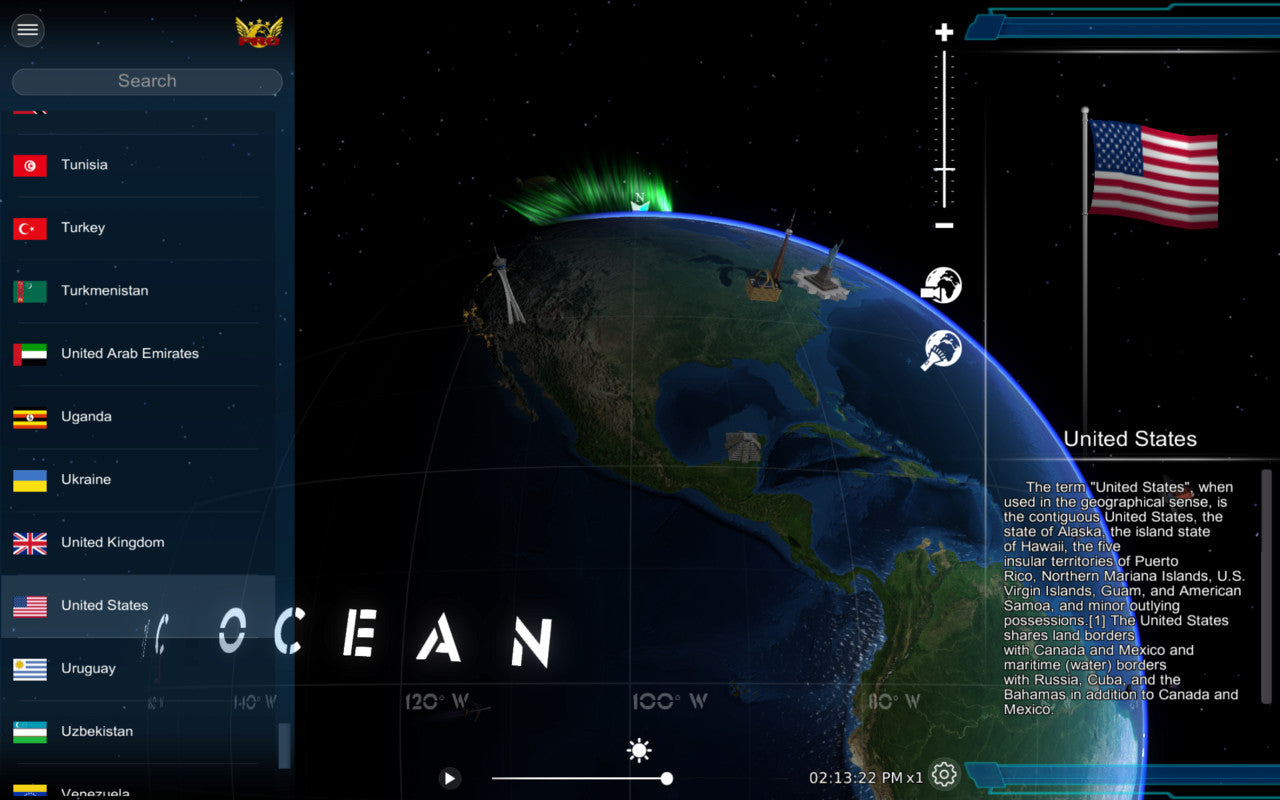 Globe Geography 3D