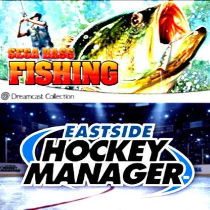 SEGA Bass Fishing + Eastside Hockey Manager Steam Key GLOBAL