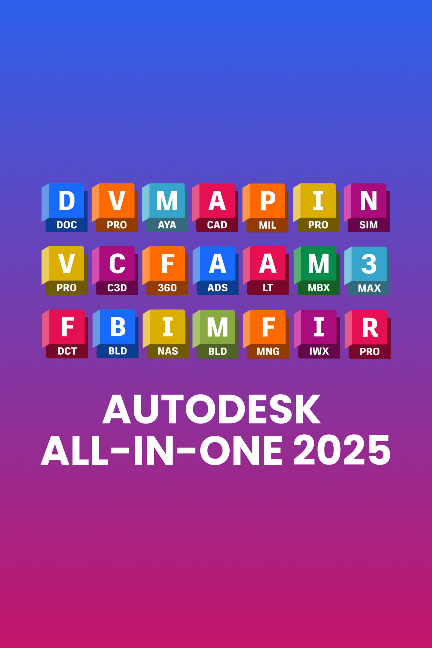 Autodesk Full Collection 2025 (Windows/MacOS)