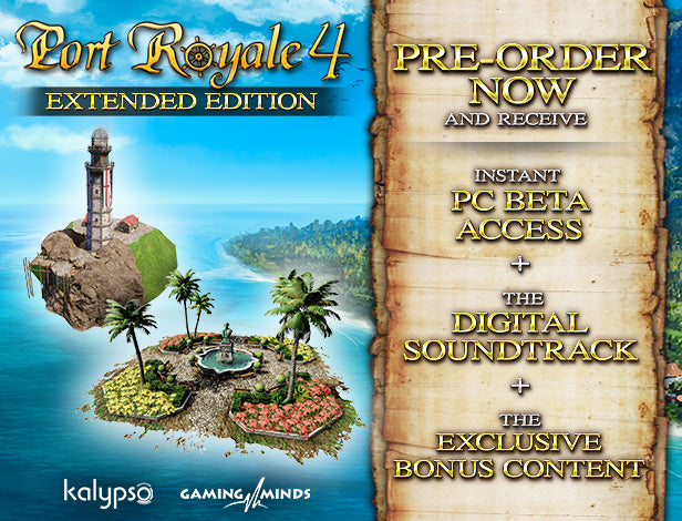 Port Royale 4 + Beta access EU Steam CD Key