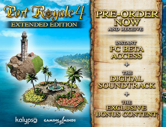 Port Royale 4 + Beta access EU Steam CD Key