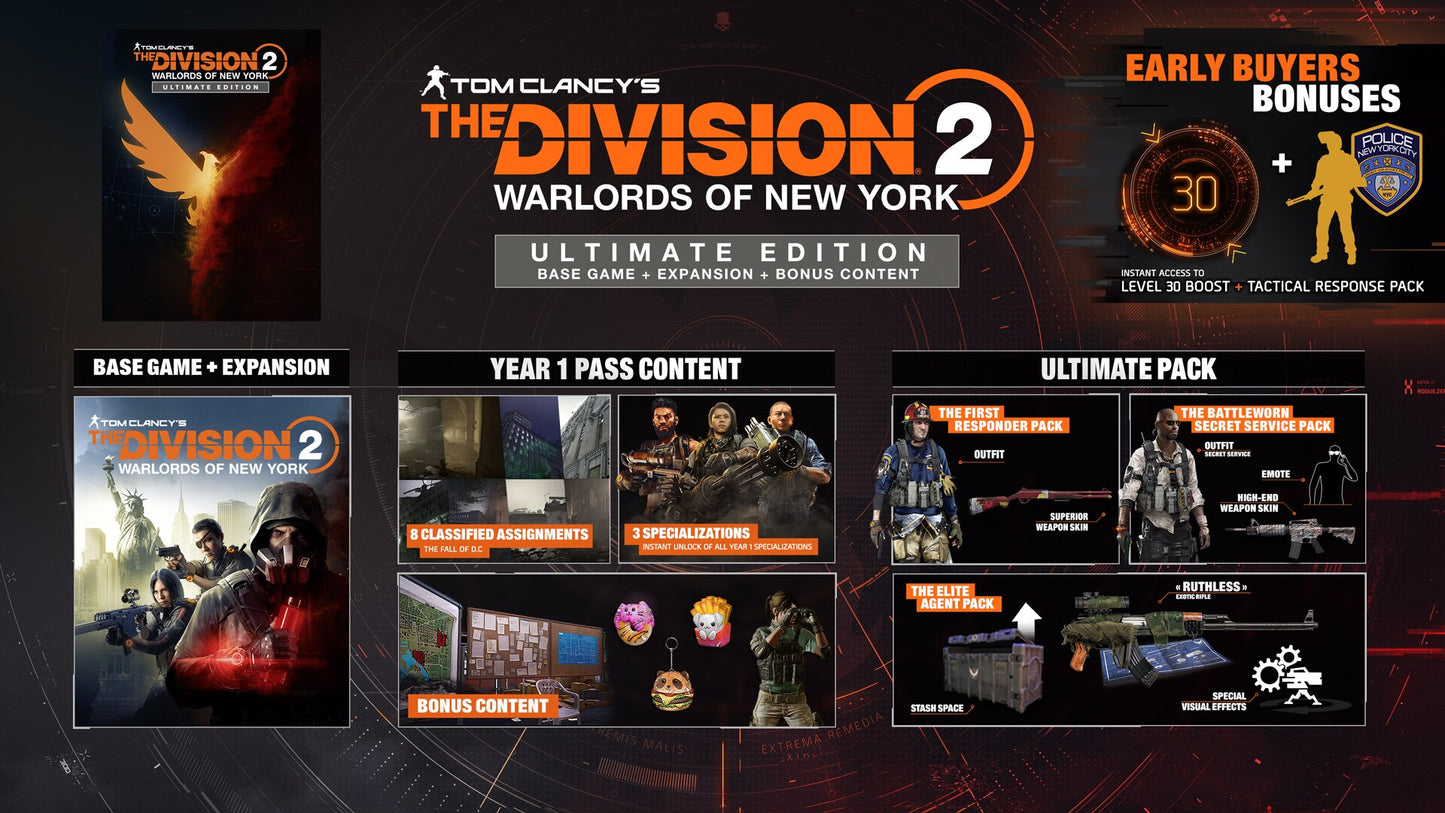Tom Clancy's The Division 2 - Warlords of New York (Ultimate Edition) (Uplay) (EU)
