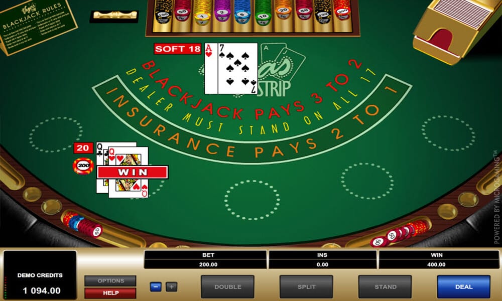 Blackjack of Strip