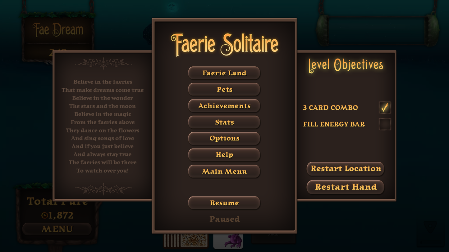 Faerie Solitaire Steam Key GLOBAL