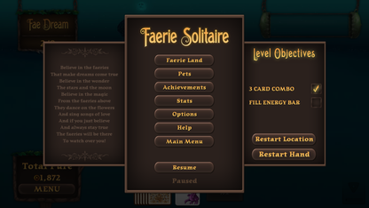 Faerie Solitaire Steam Key GLOBAL