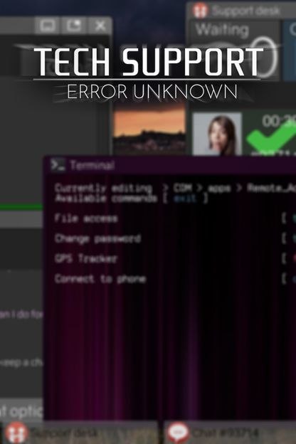 Tech Support: Error Unknown