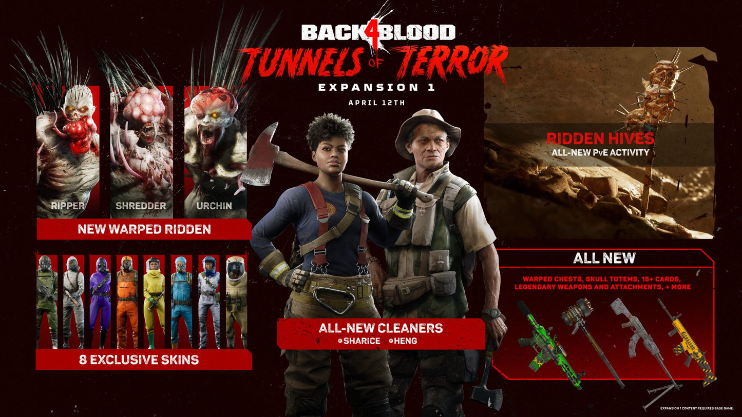 Back 4 Blood - Expansion 1 : Tunnels of Terror (Steam)