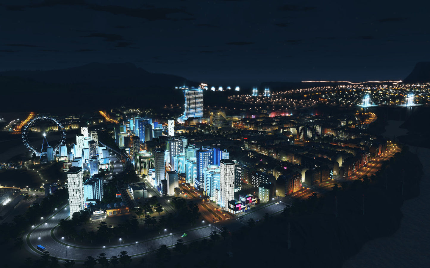 Cities: Skylines + After Dark DLC