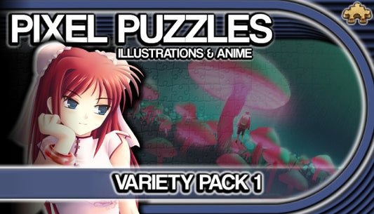 Pixel Puzzles Illustrations &amp; Anime - Jigsaw Pack: Variety Pack 1 (Steam)