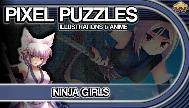 Pixel Puzzles Illustrations &amp; Anime - Jigsaw Pack: Ninja Girls (Steam)