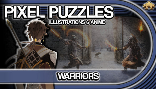 Pixel Puzzles Illustrations &amp; Anime - Jigsaw Pack: Warriors (Steam)