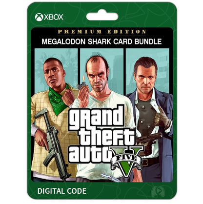 Grand Theft Auto V: Premium Online Edition &amp; Megalodon Shark Card Bundle (Xbox One) (EU)