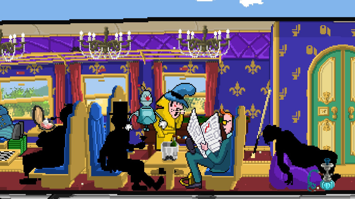 Detective Case and Clown Bot in: The Express Killer
