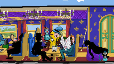 Detective Case and Clown Bot in: The Express Killer
