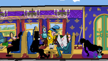 Detective Case and Clown Bot in: The Express Killer