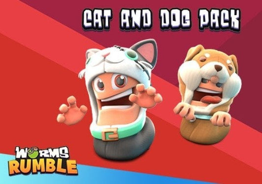 Worms Rumble - Pachet dublu Pisici și Câini (DLC)