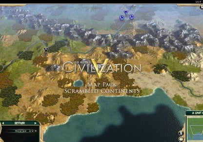 Sid Meier's Civilization V - Map Pack: Scrambled Continents (DLC) (Steam) (EU)