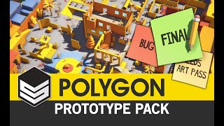 Polygon Farm, Polygon City, and Polygon Prototype Bundle Synty Studios