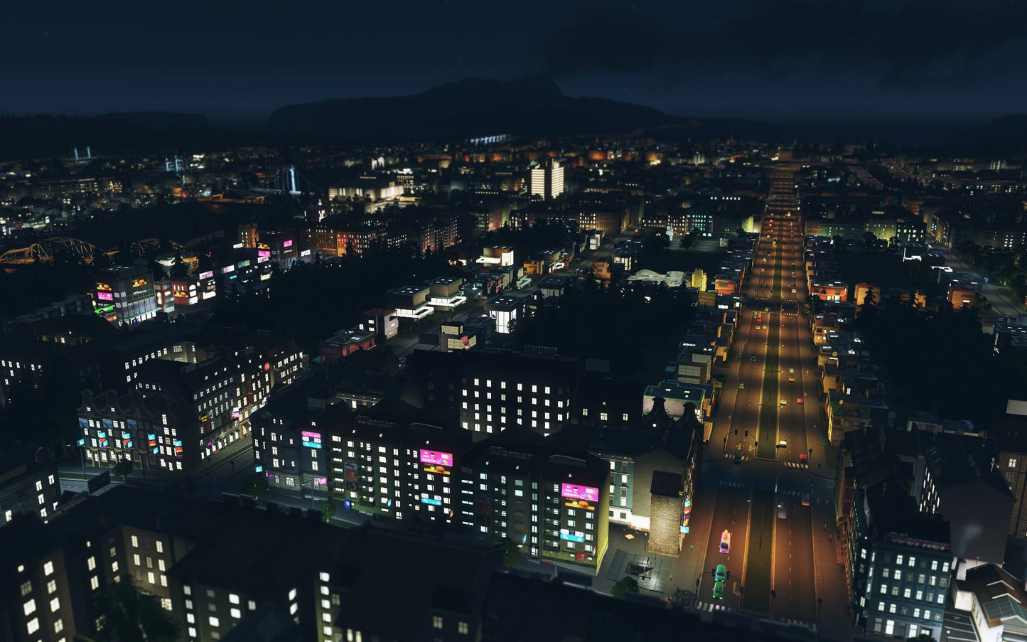 Cities: Skylines + After Dark DLC