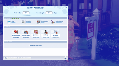 The Sims 4: For Rent