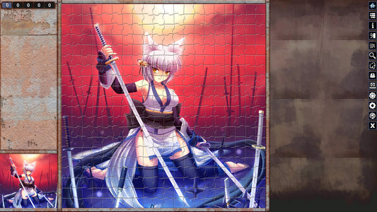 Pixel Puzzles Illustrations &amp; Anime - Jigsaw Pack: Ninja Girls (Steam)